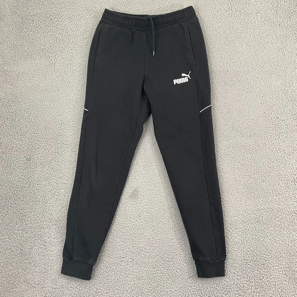 Puma Jogger Sweatpants Men S Black Athletic Sportswear Lounge Drawstring